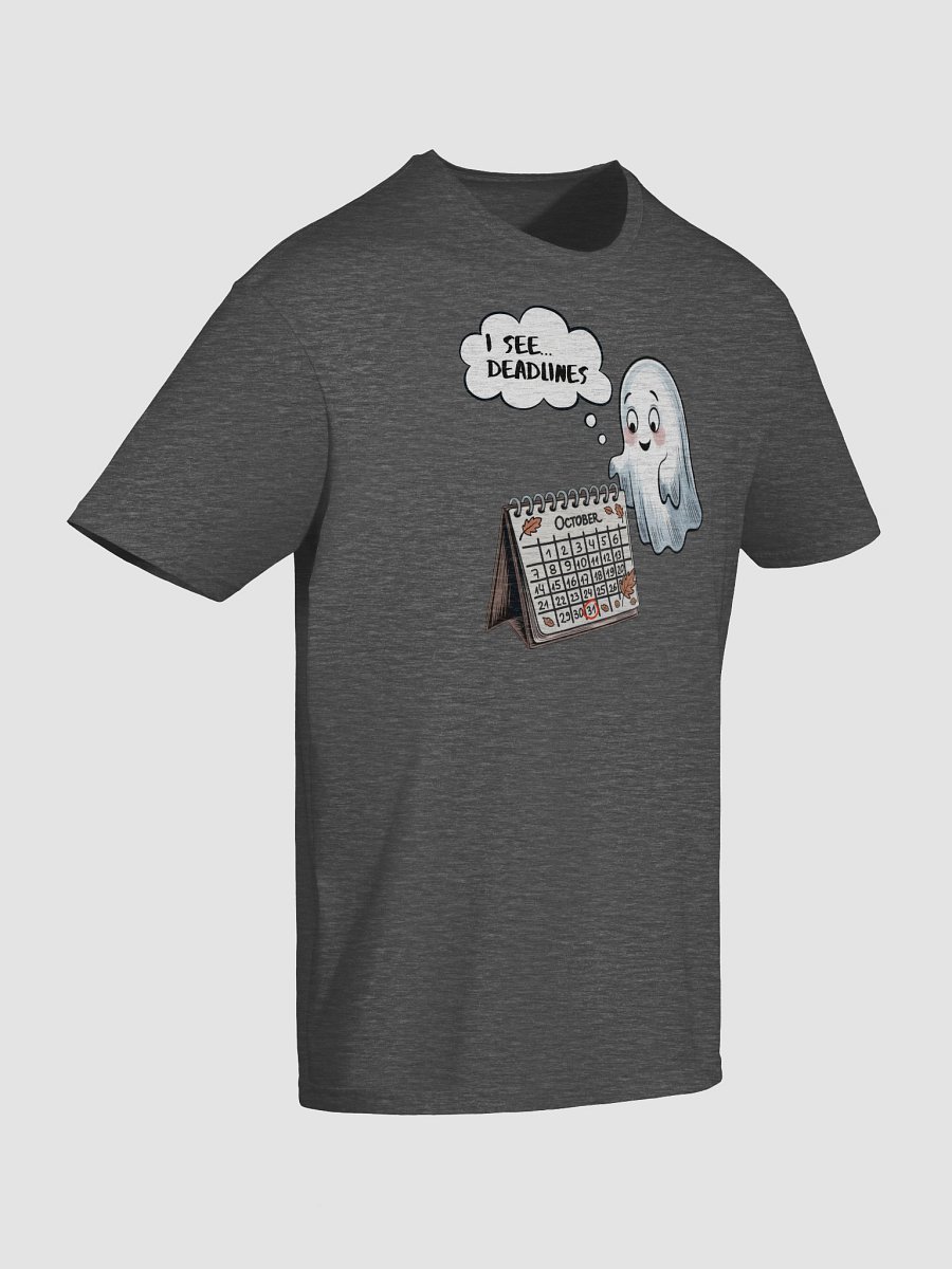 Cute Kawaii Ghost Halloween T-Shirt for Office Workers and True Crime Lovers product image (53)