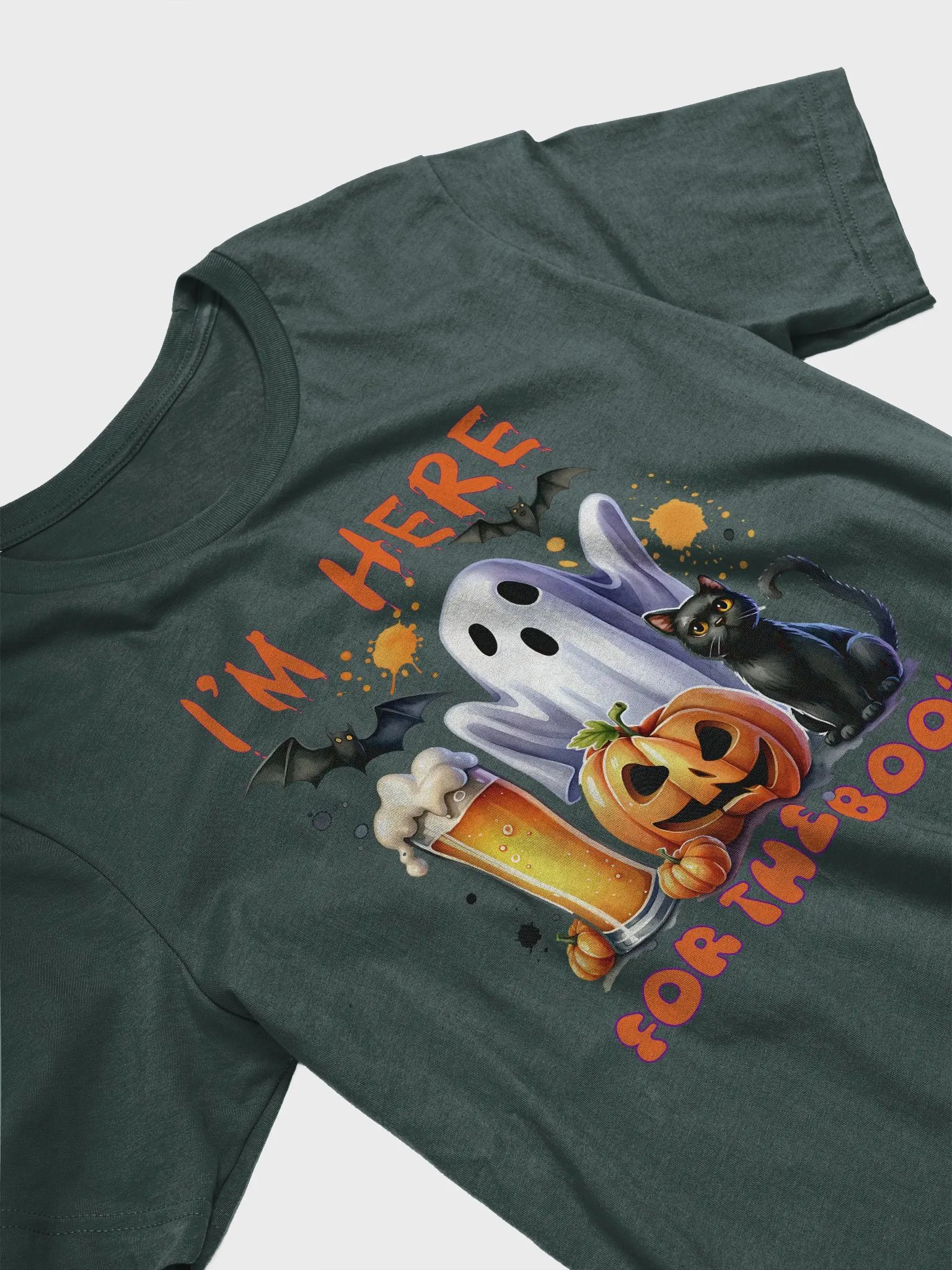 Boo's and Brews Halloween T-Shirt product image (53)