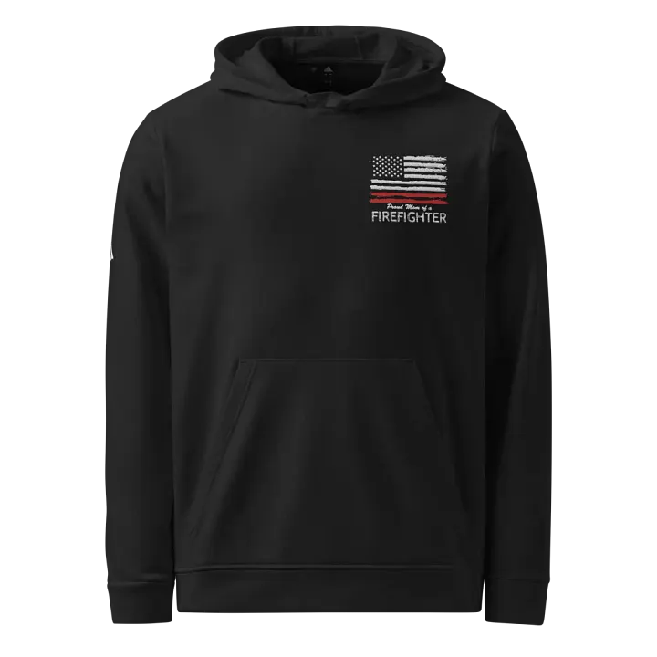 Proud Mom of Firefighter Adidas fleece hoodie product image (1)