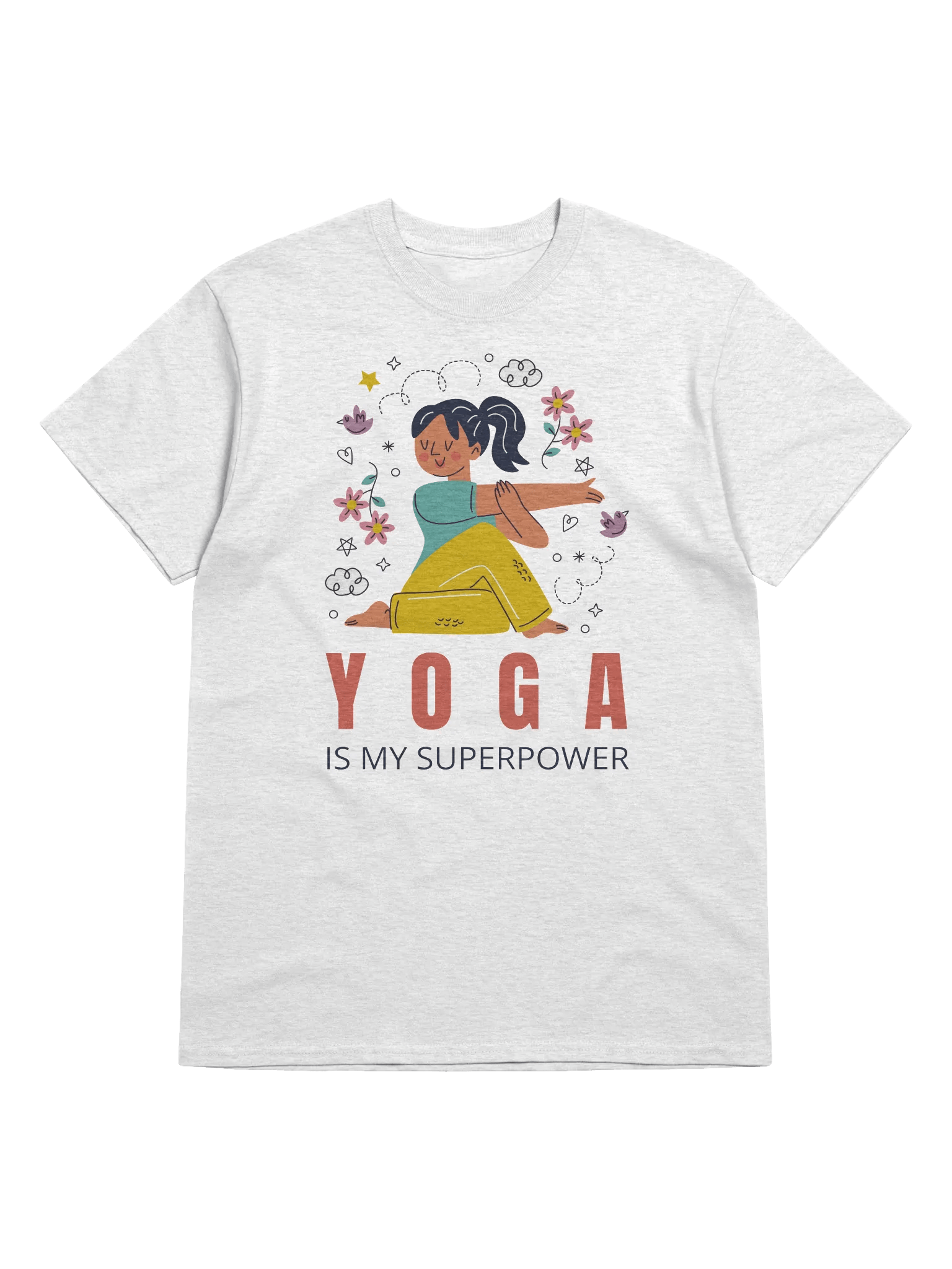 Yoga is My Superpower Graphic Tee product image (1)