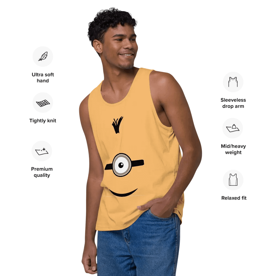 Minions Face Tank Top product image (12)
