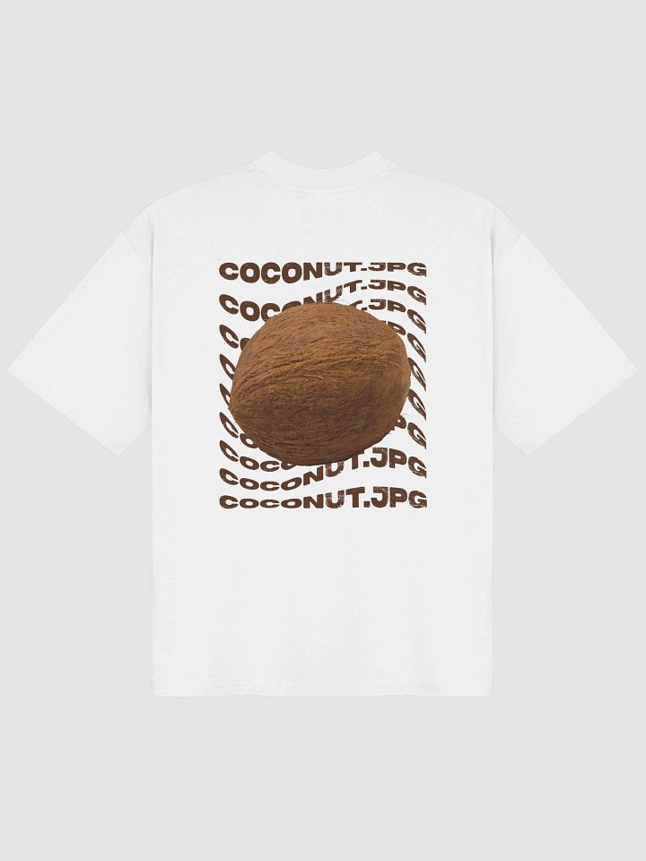 COCONUT.JPG (White) - Front & Back Design T-Shirt product image (1)