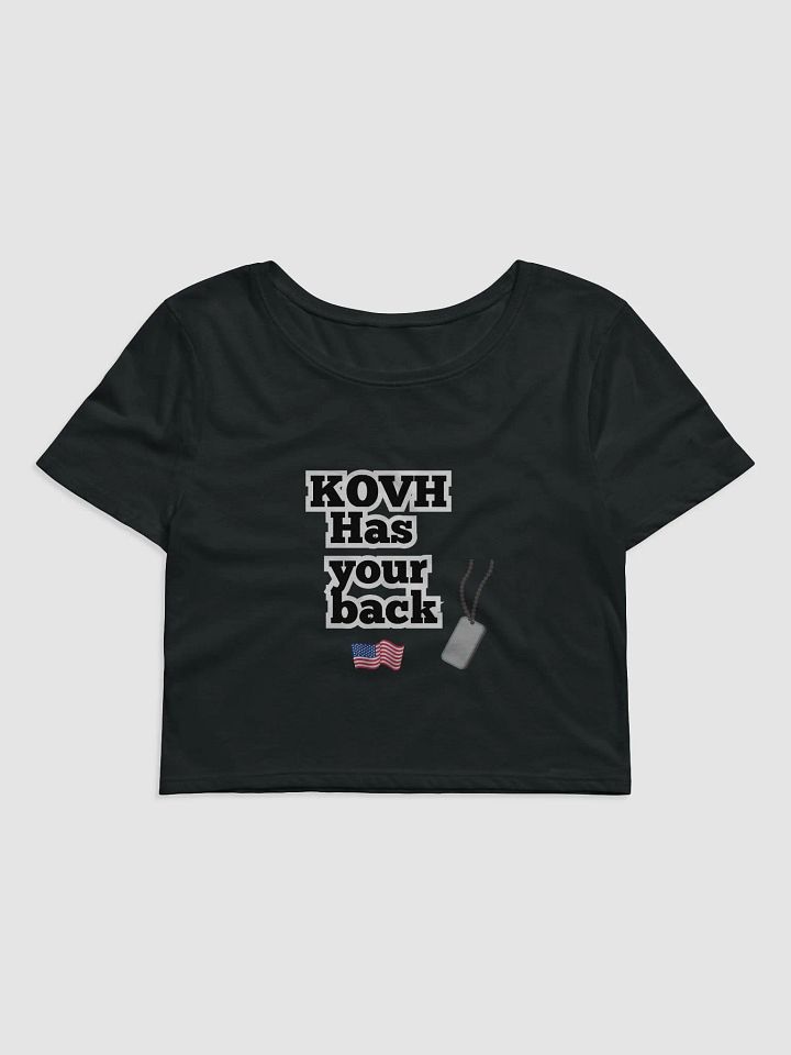 KOVH Has Your Back Patriot Crop Tee product image (1)