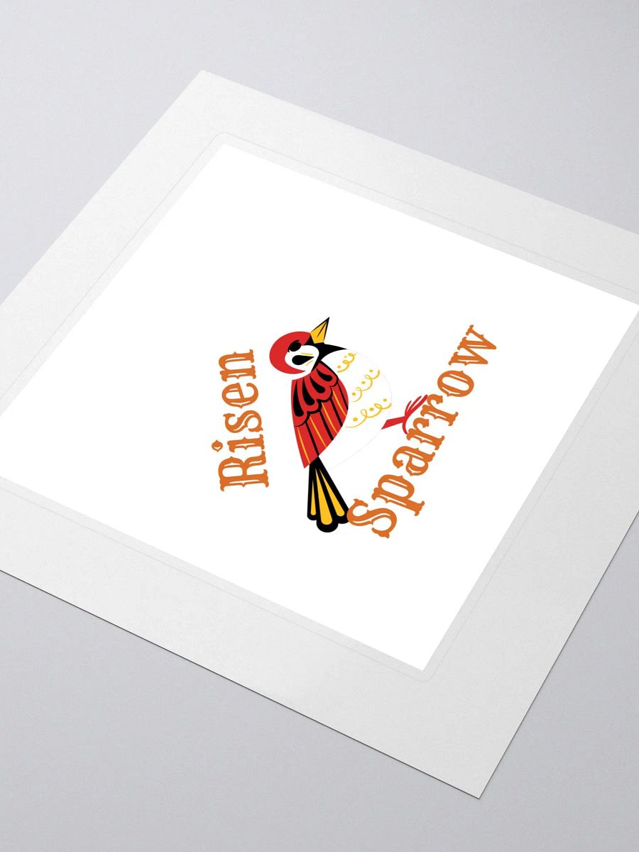 Risen Sparrow Bird Sticker product image (3)