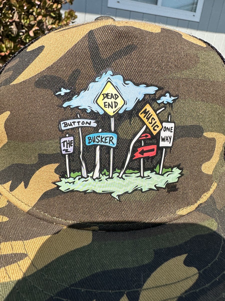 Button the Busker Snapback OG Street Art (Camouflage) product image (6)