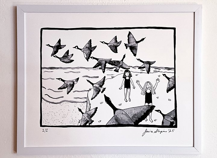 Honoria: A Fortuitous Friendship - 11"x14" Limited Edition Print product image (1)