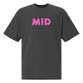 Mid Pink Print Oversized T-shirt product image (1)