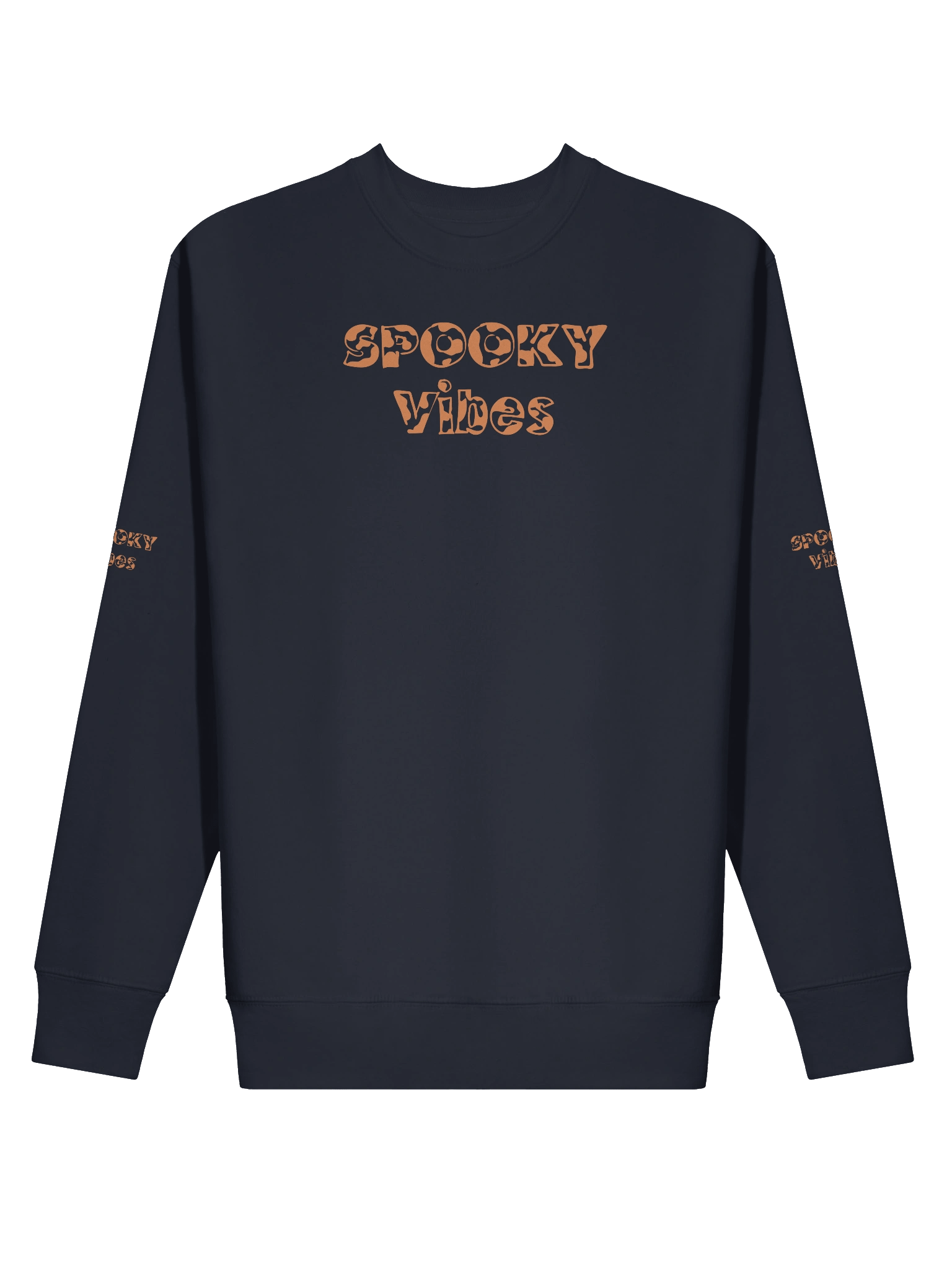 Spooky Vibes Halloween Typography Sweatshirt product image (16)