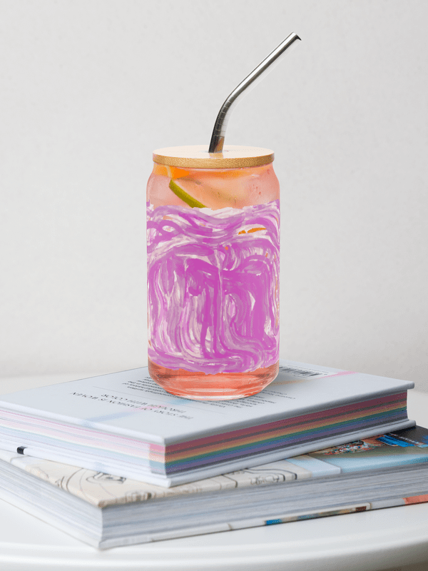 PHOENIX TEARS HIBISCUS GLASS CUP product image (2)