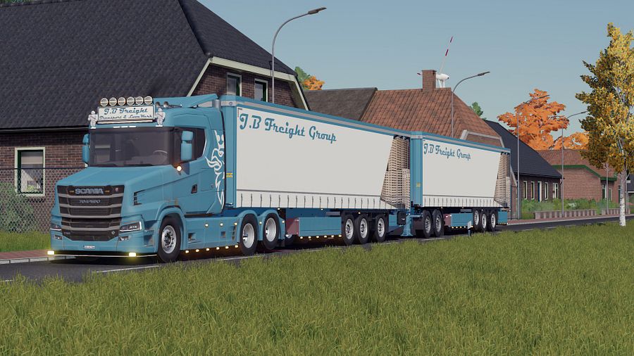 [FS22] Scania NG Torpedo J.B Freight Group Edit product image (4)