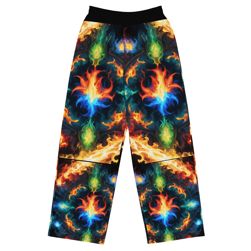 Inferno Blaze Unisex Wide-Leg Pants