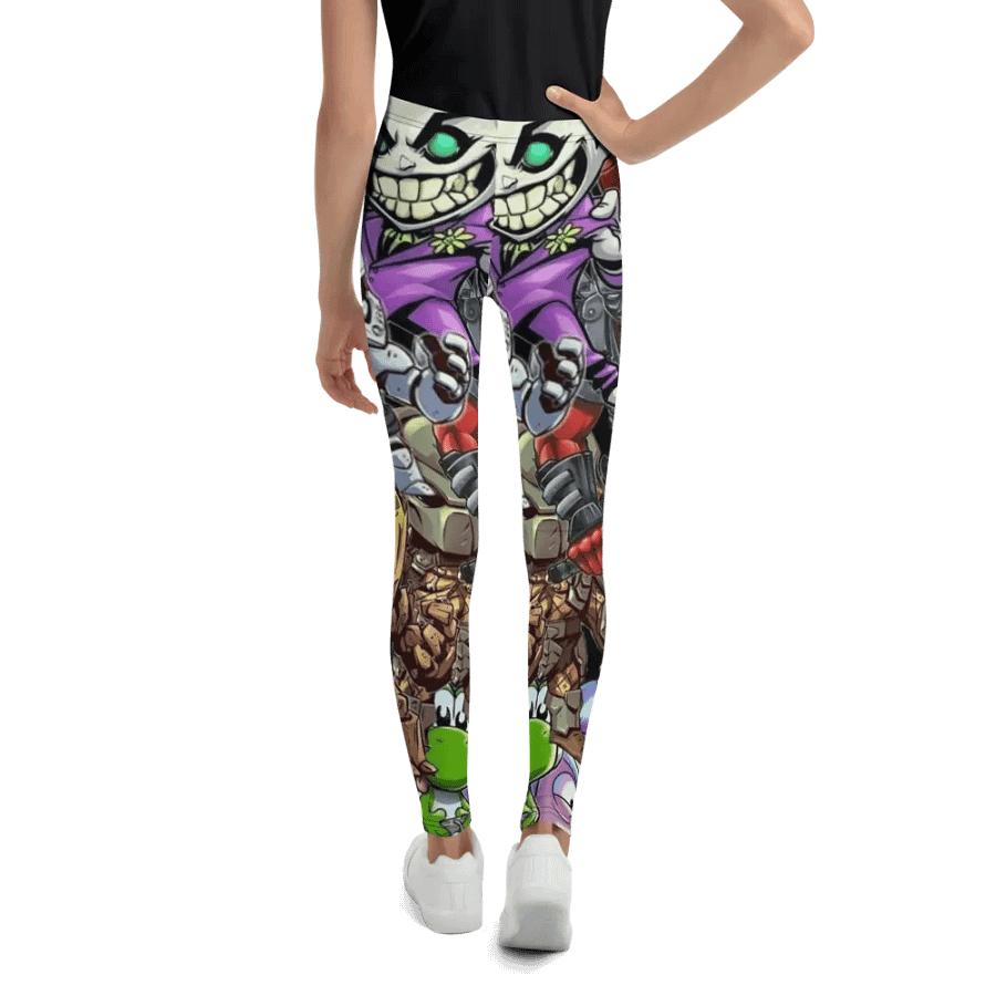 Kids Leggings – Villains Print for Edgy & Dramatic Style product image (11)