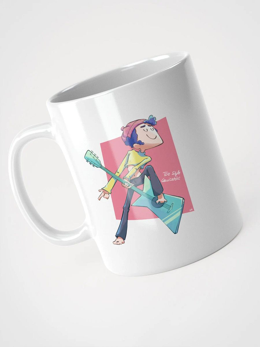 Toe Style Guitarist | White Glossy Mug product image (7)