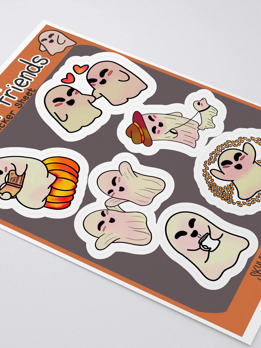 Ghoul Friends Sticker Sheet product image (2)