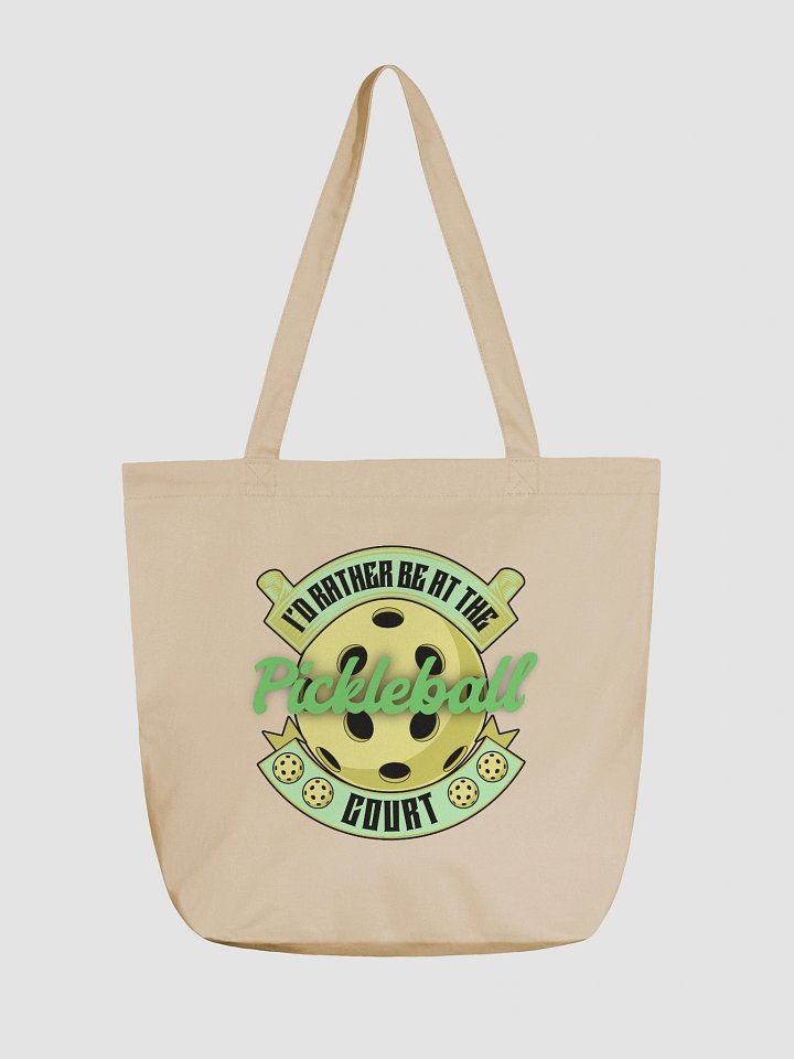 Id Rather Be At The Pickleball Court Paradise Eco Tote Bag product image (5)