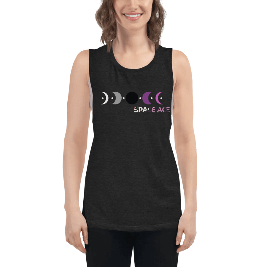 Phasing Through the Moon Space Ace Muscle Tank product image (5)