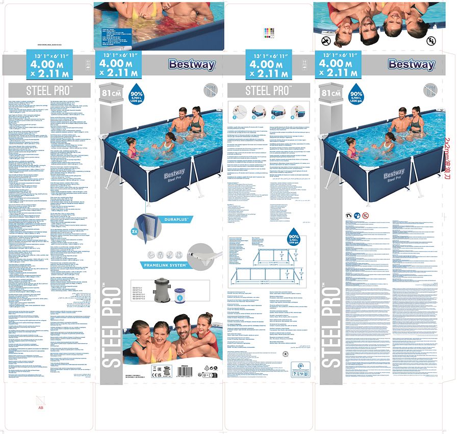 56424 - Steel Pro 13.1 ft x 6.11 ft x 32 in (Pool Set) product image (9)