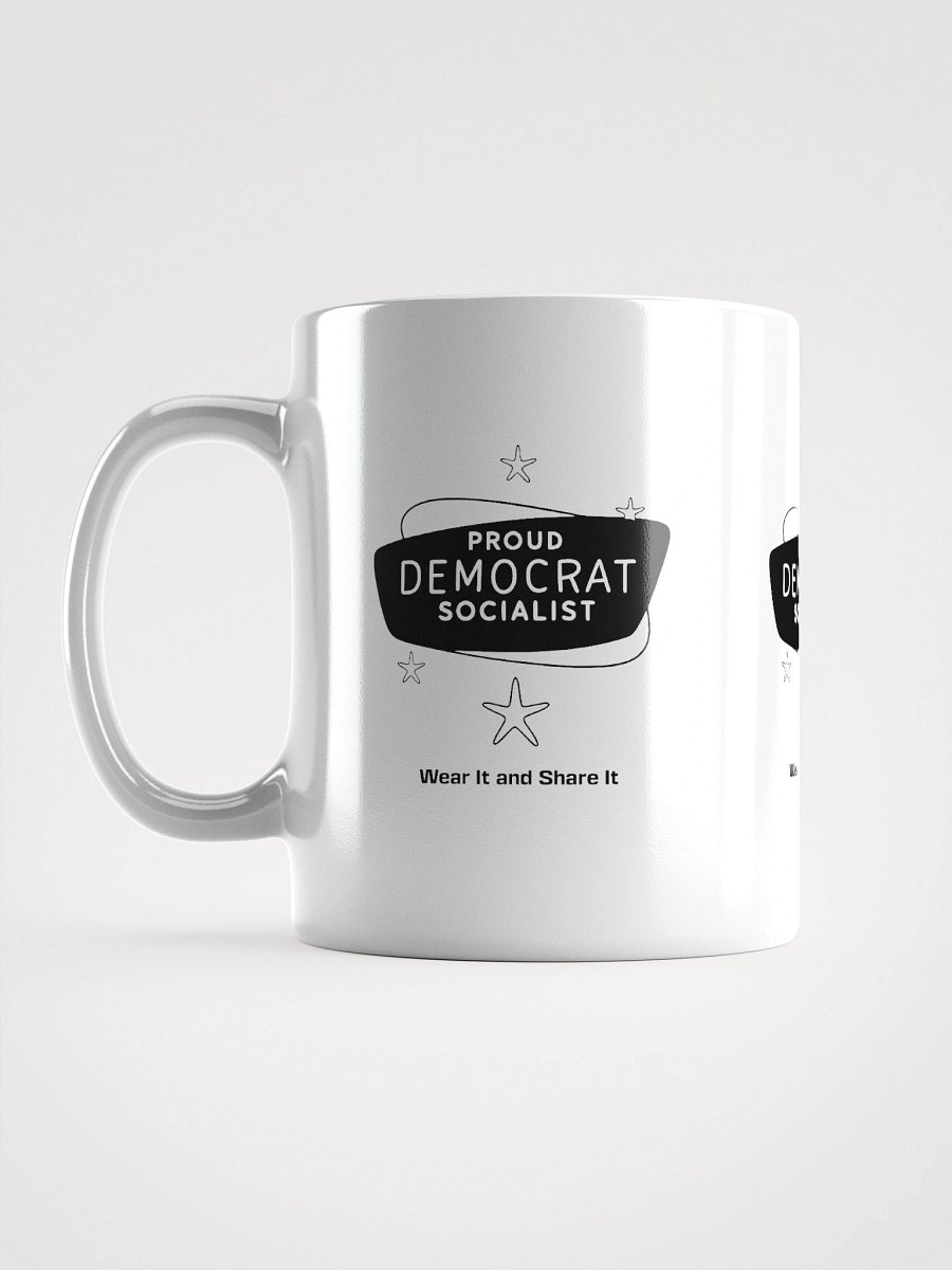 Proud Democrat Socialist Mug - black ink product image (3)