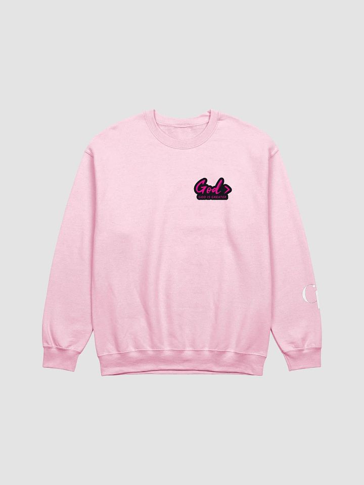 God > PINK TEXT Sweatshirt product image (1)