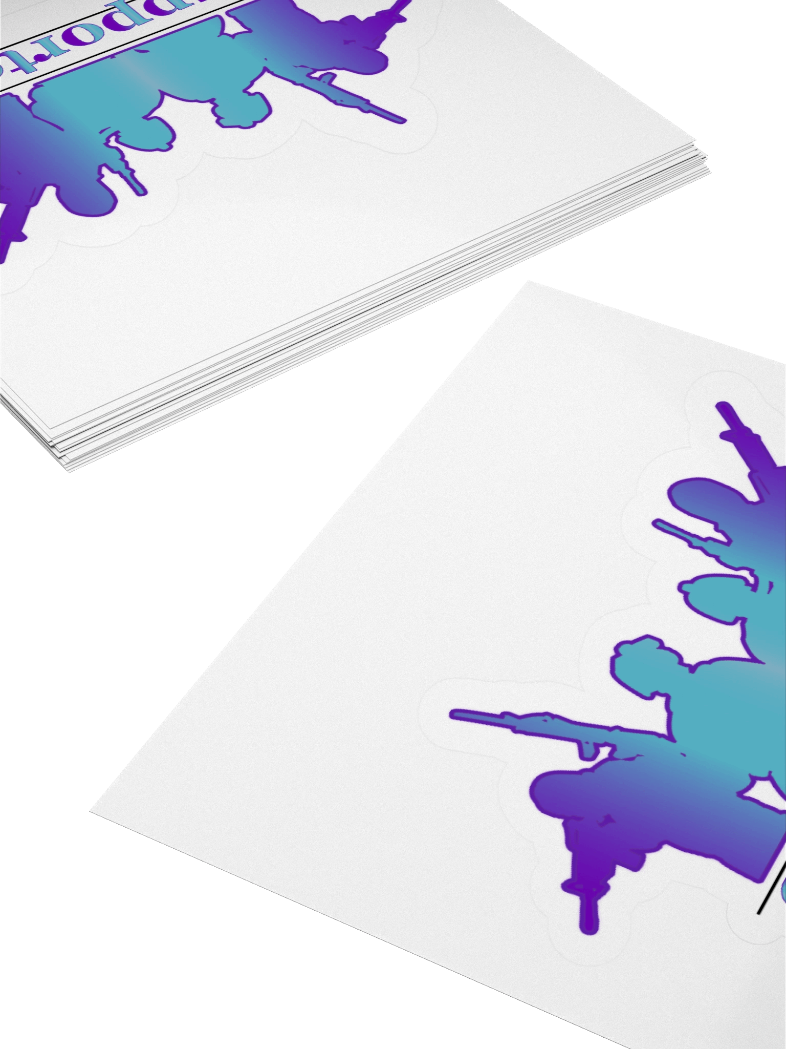 Supporter Stickers (Periwinkle) product image (13)