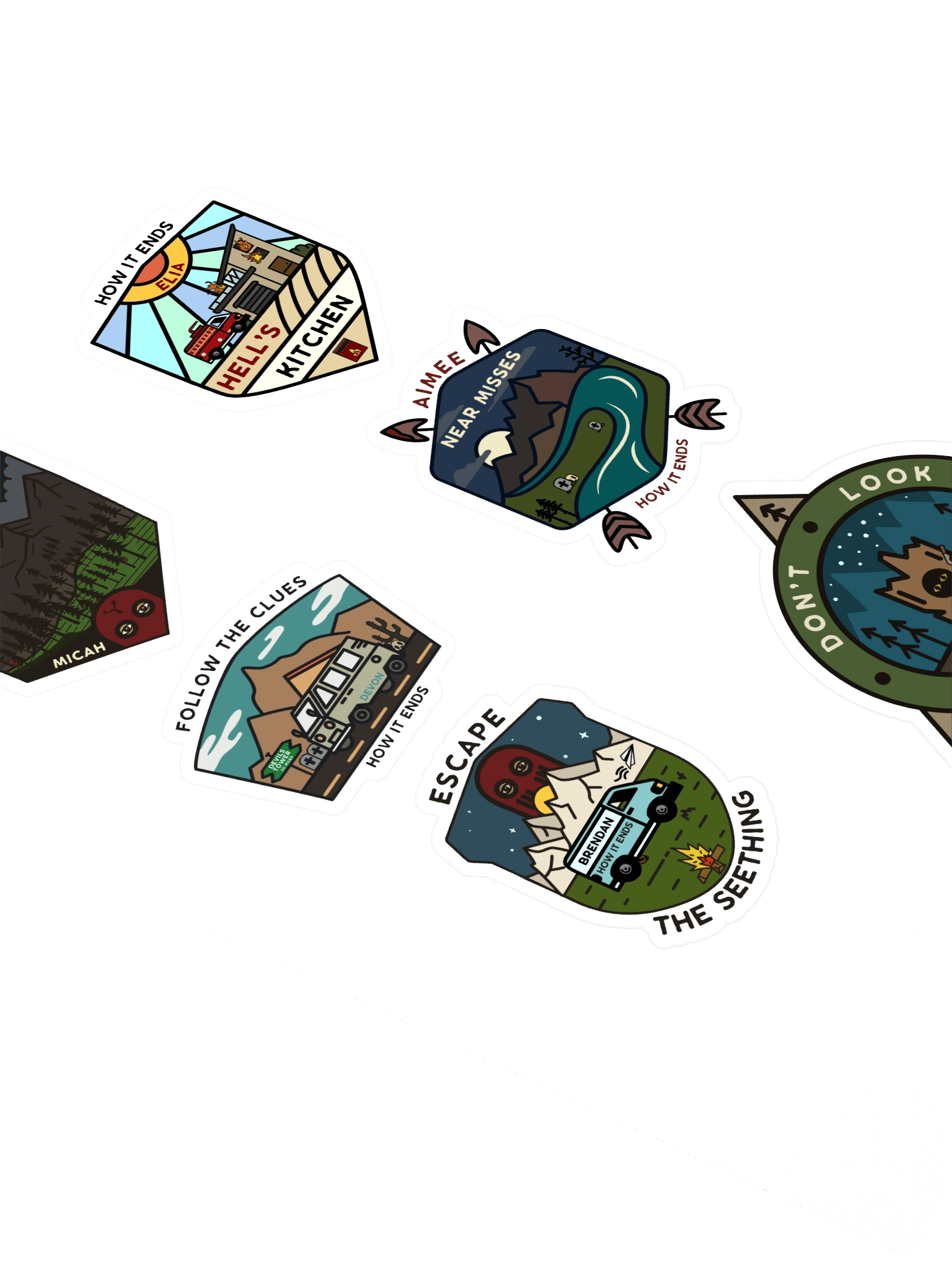 ADVENTURE AT YOUR OWN RISK, Sticker Pack product image (2)