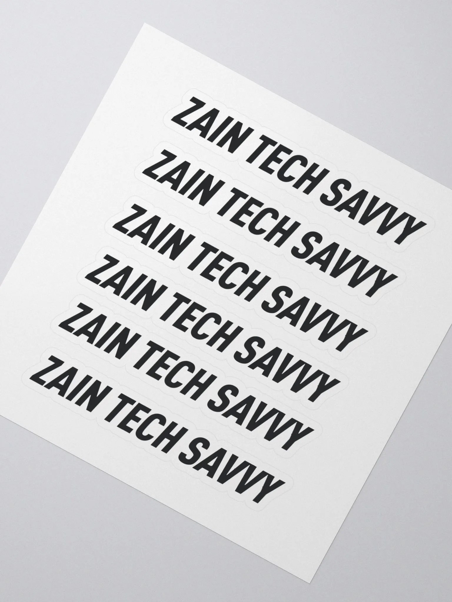 ICON - ZAIN TECH SAVVY Stickers (6 Pack) product image (2)