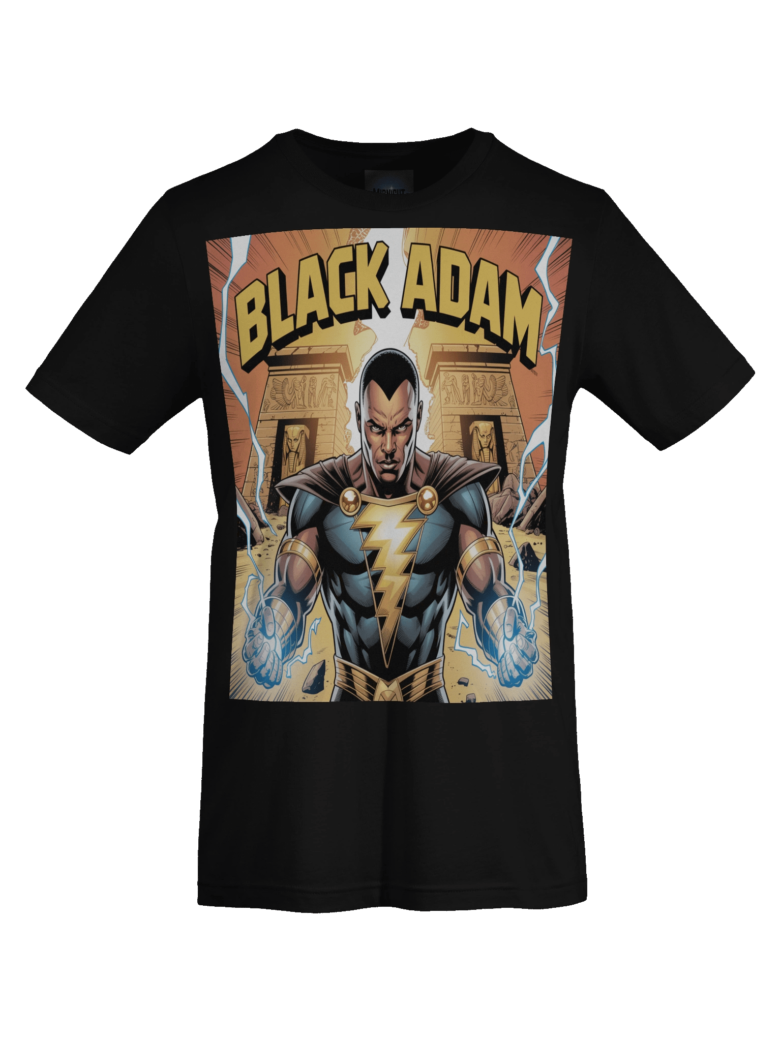 Black Adam Power of Shazam Supersoft T-Shirt – Kahndaq Lightning Legacy product image (1)