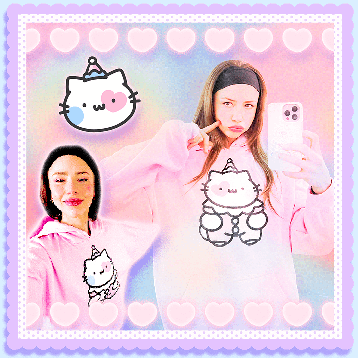 (•́⍜•̀)bōkōclown hoodie༘⋆ product image (1)