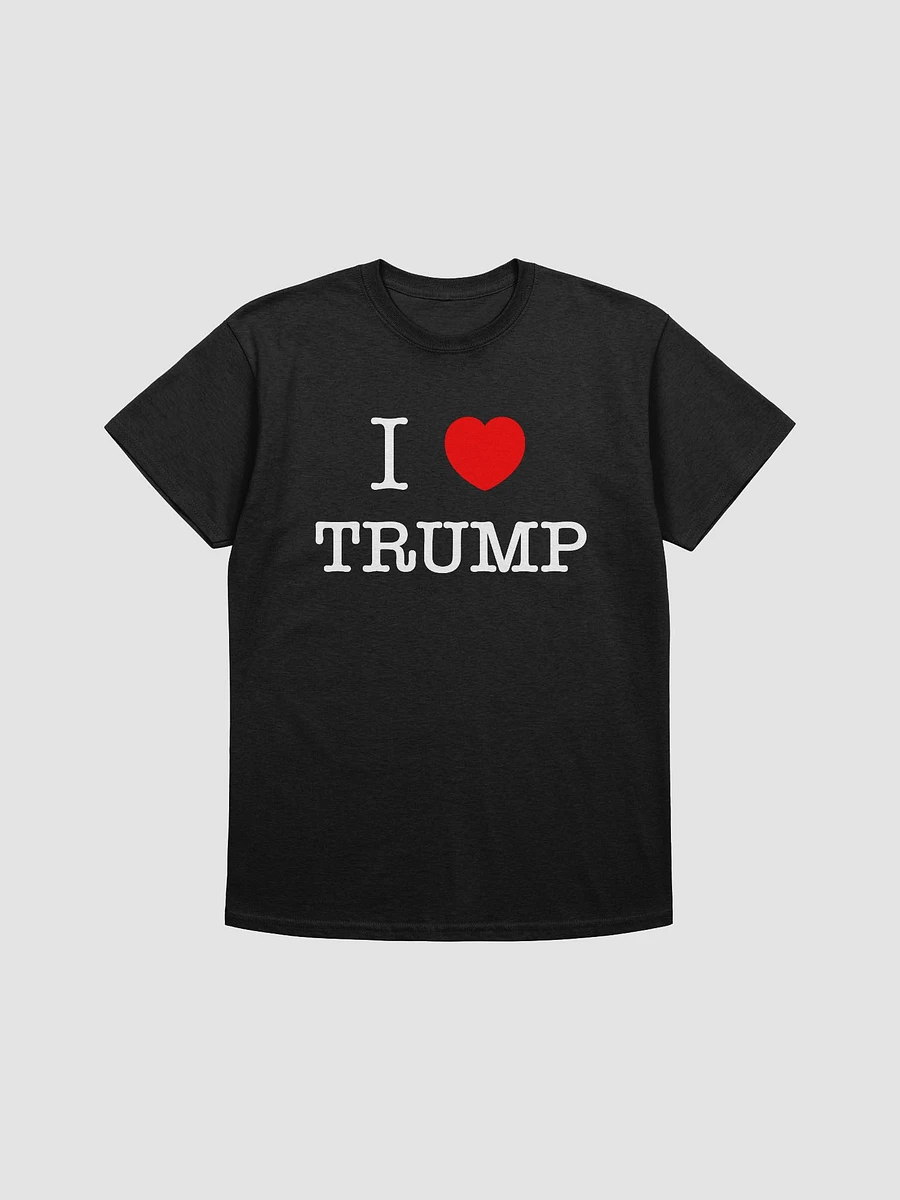 I Love Trump Black T Shirt product image (1)