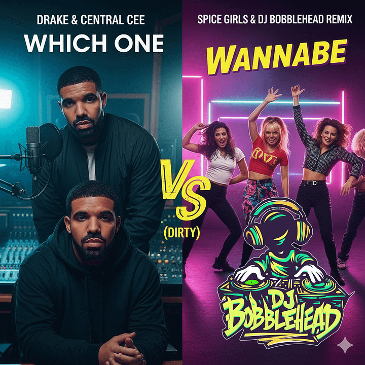 Drake & Central Cee - Which One VS Spice Girls - Wannabe DJ BobbleHead RemixTrasition ( - Dirty) product image (1)