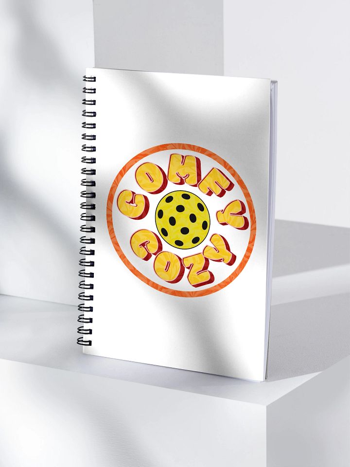 Comfy Cozy Pickleball Circle Vibes Spiral Notebook product image (1)