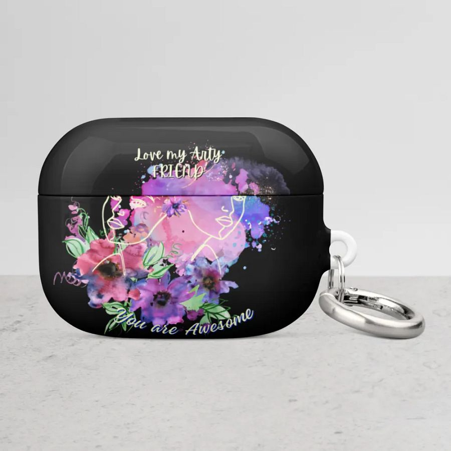 Whimsical Friendship All-Over Print AirPods® Case for your special friend product image (6)