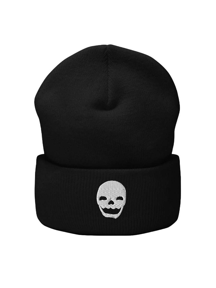 Skull Embroidered Cuffed Beanie product image (1)