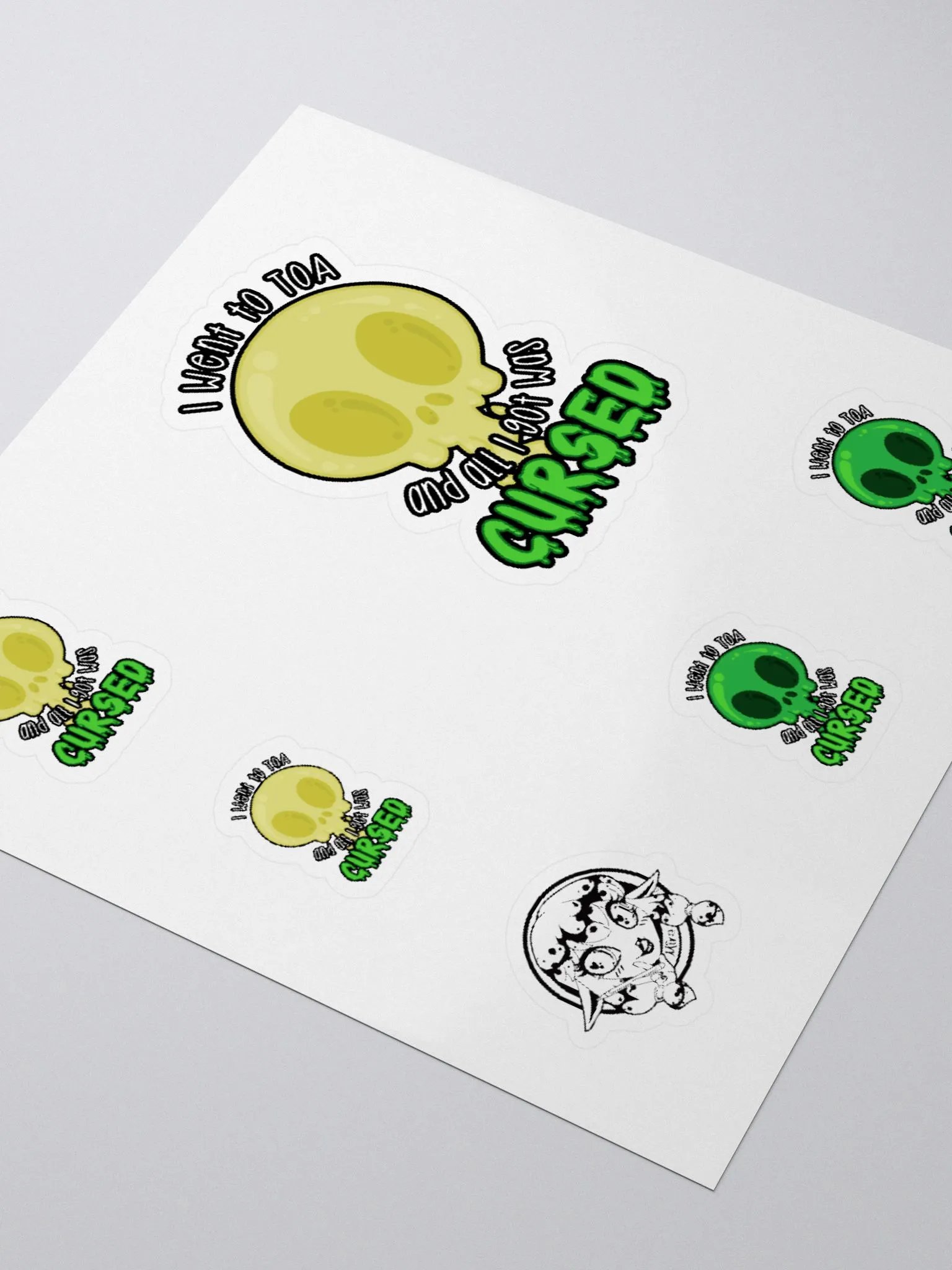 All I Got Was Cursed - Rogue - Sticker Sheet product image (3)