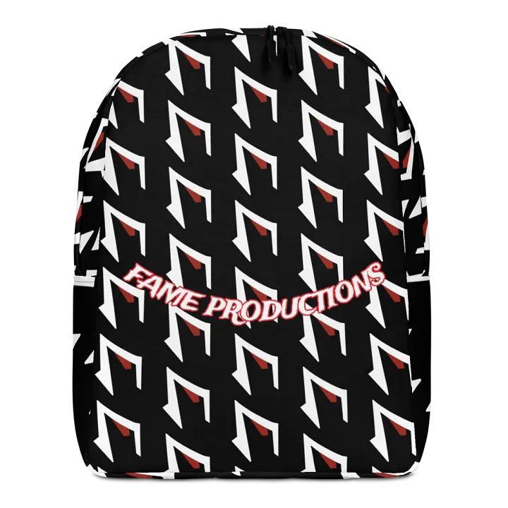 Customizable Minimalist Backpack - FAME PRODUCTIONS product image (1)