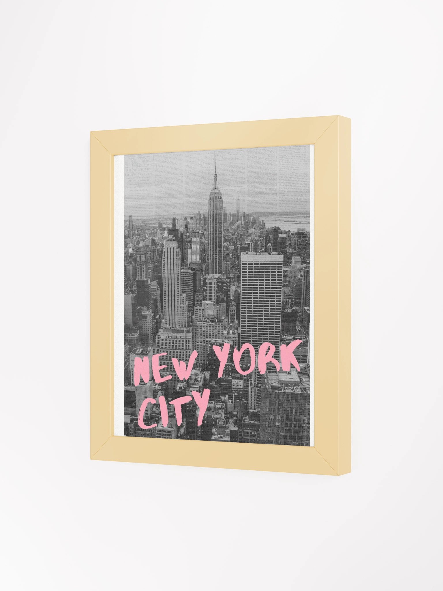 Retro New York Skyline Print product image (15)