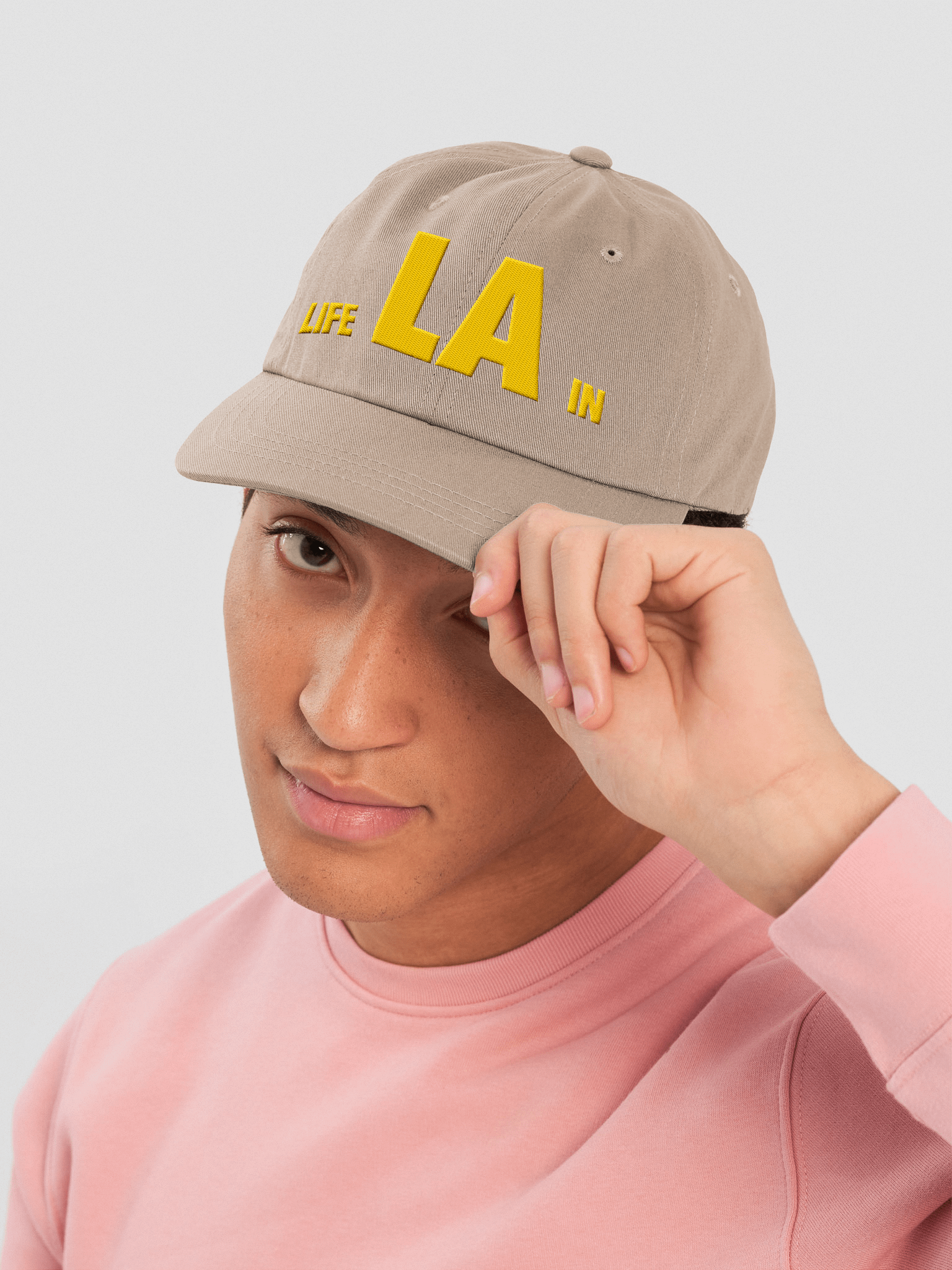 Life in LA Hat - Stone (+Vic and Jeff) product image (5)