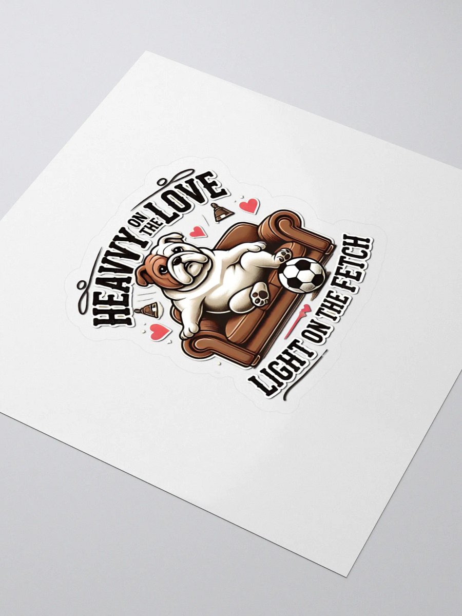 Bulldog Love Sticker product image (3)