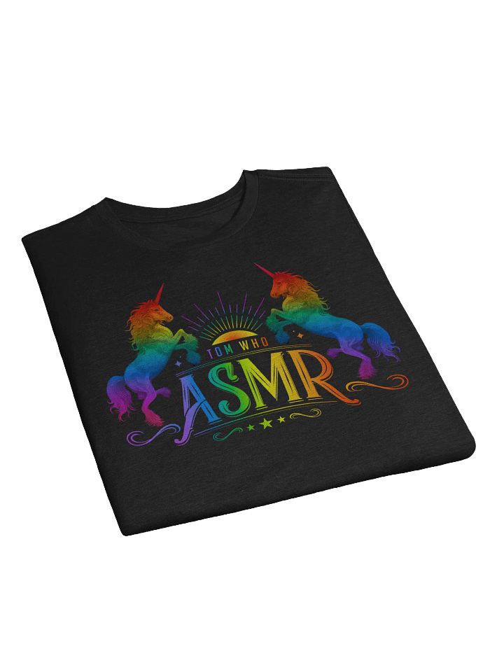 ASMR Unicorns Rainbow / Fitted Tee product image (2)