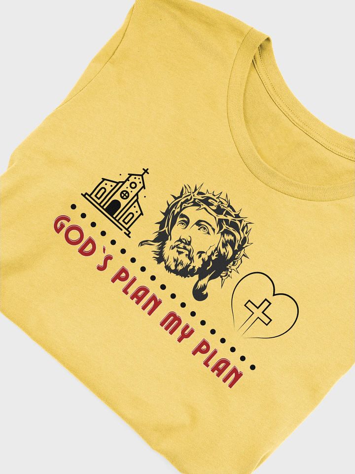 God`s Plan My Plan , Christian Faith, Bell a Canvas T-Shirt - Light product image (2)