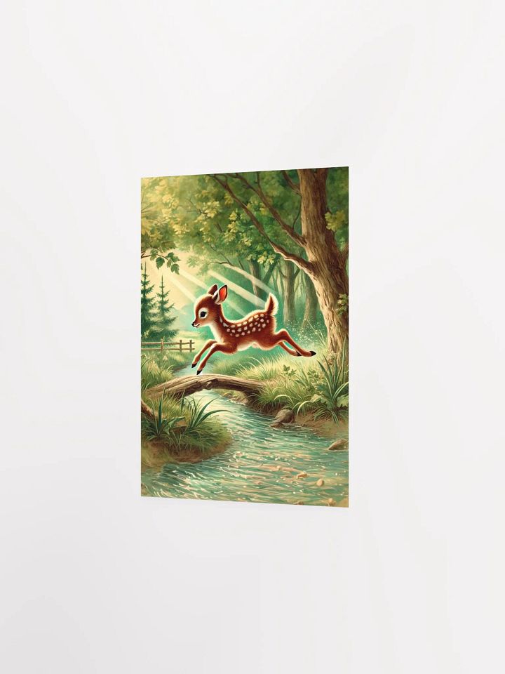 Adorable Deer in Forest Premium Prints and Posters product image (16)