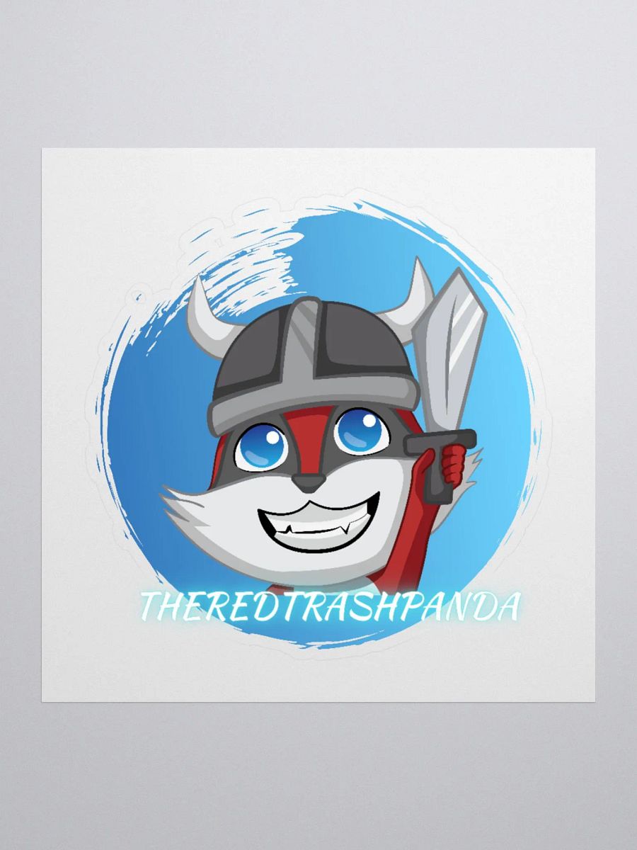 Viking Red Panda Kiss-Cut Stickers product image (1)