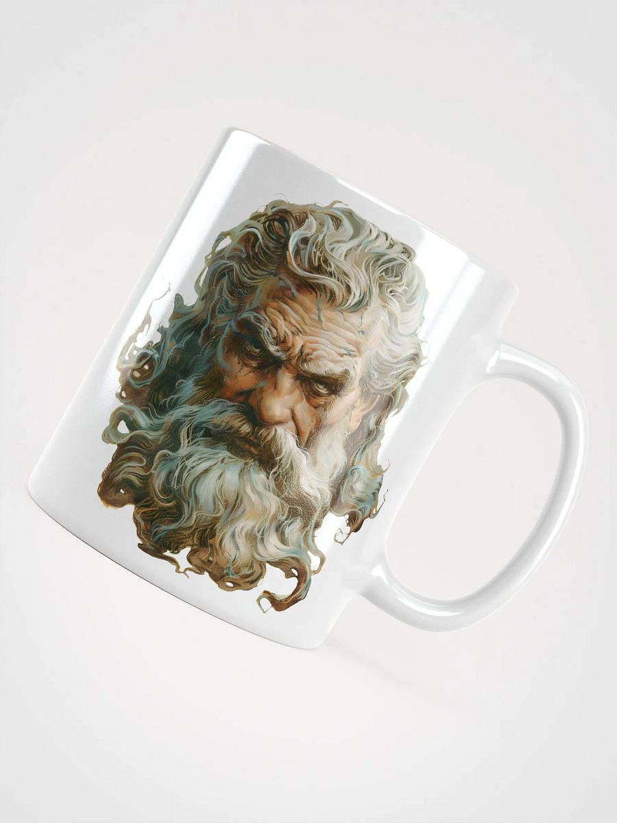 Zeus - The God of Thunder White Glossy Mug product image (4)