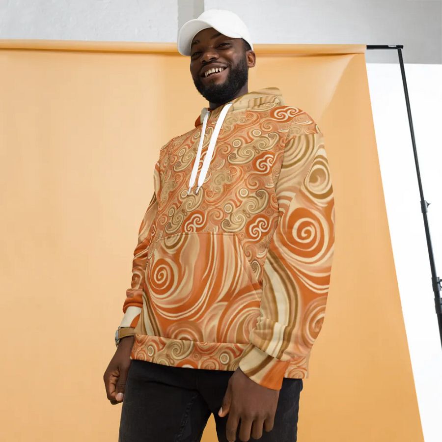Funky Latte Liquid Tie-Dye Hoodie product image (4)