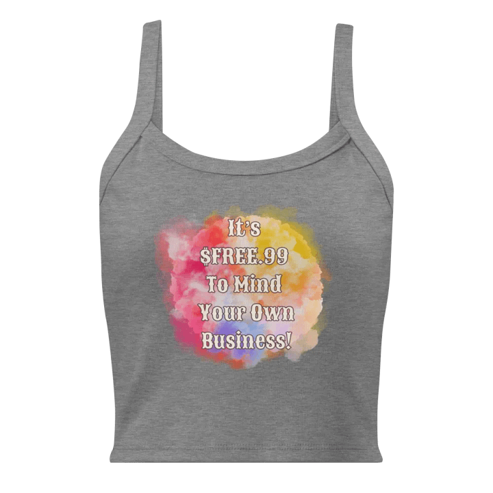 $FREE.99 Micro-Rib Tank Top product image (3)