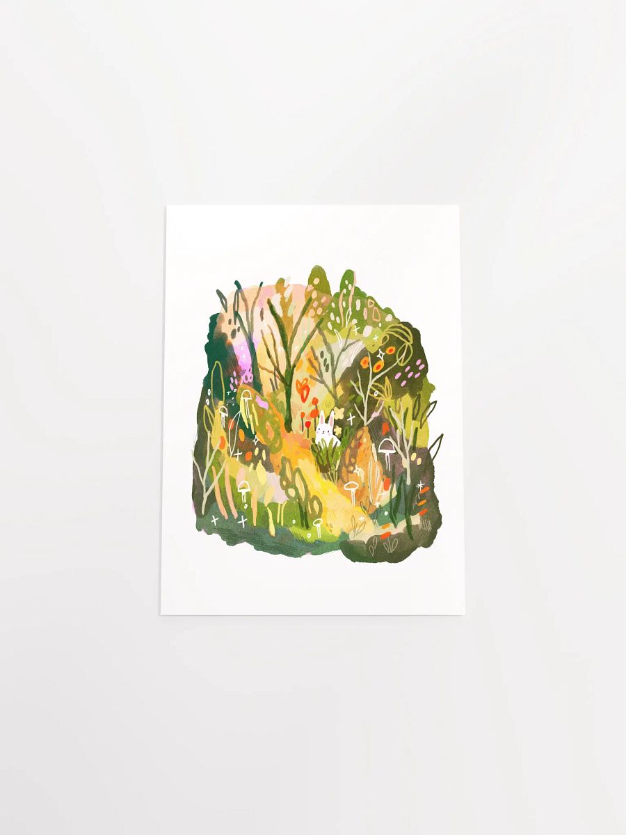 Bunny in the Grass Art Print product image (5)