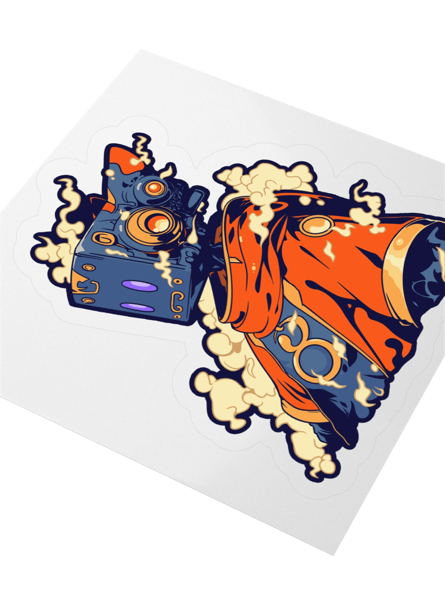 "The Blue Wizard" – Stickers – Multiple Sizes product image (6)