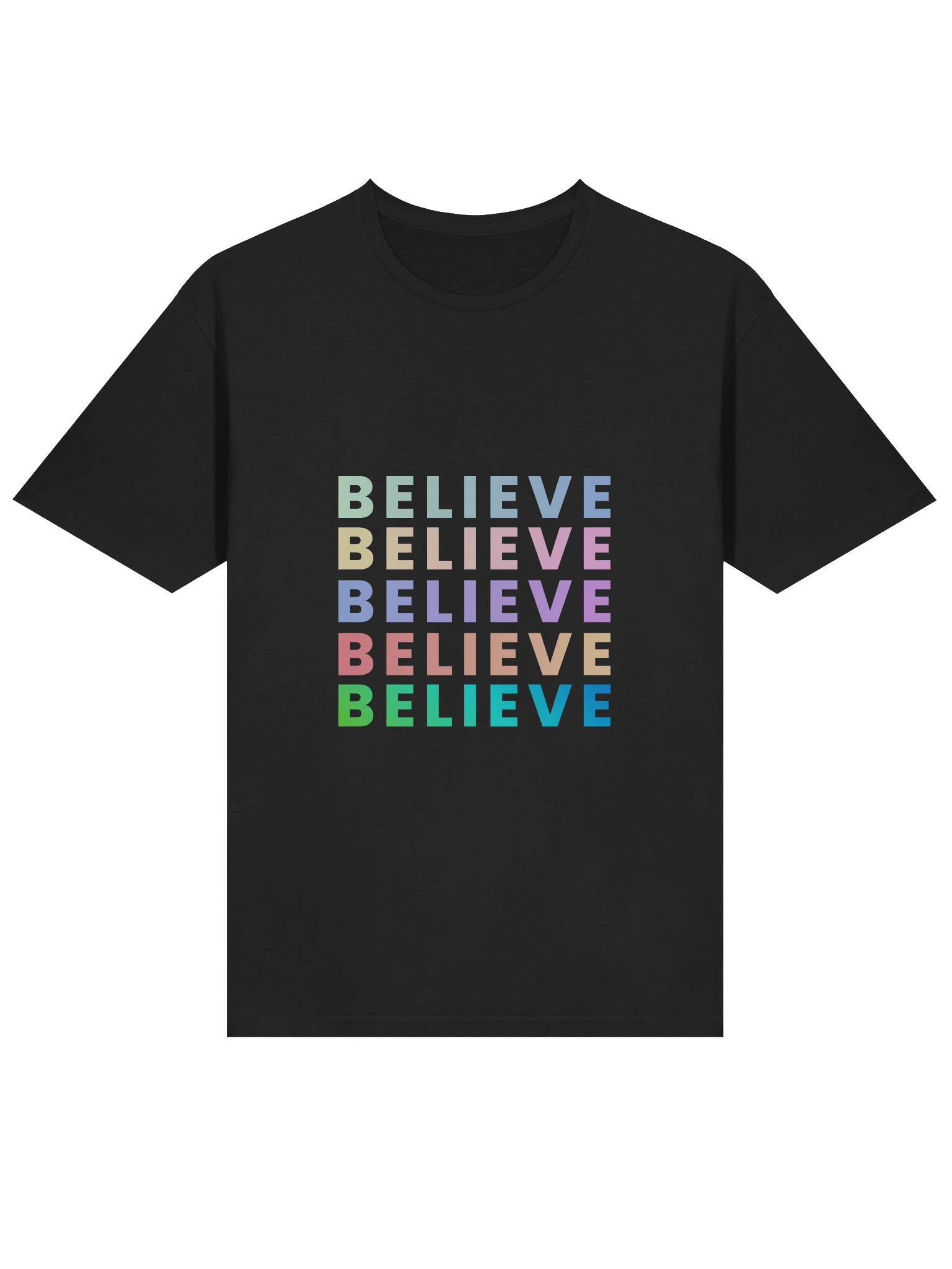 Vibrant Believe Grid T-Shirt product image (24)