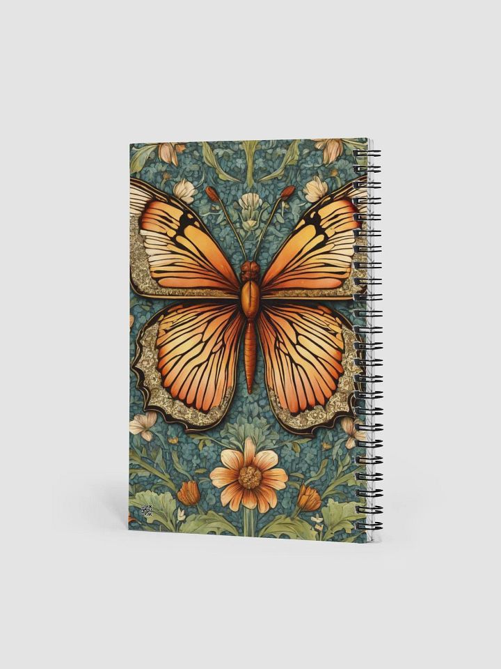 Spiral Notepad William Morris Inspired Butterfly Eight product image (2)
