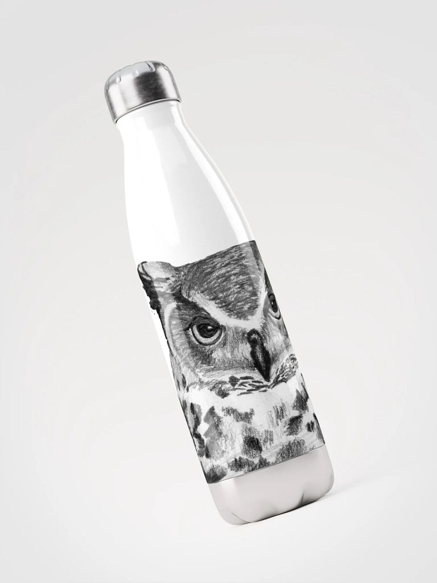 Owl Drawing Water Bottle product image (3)